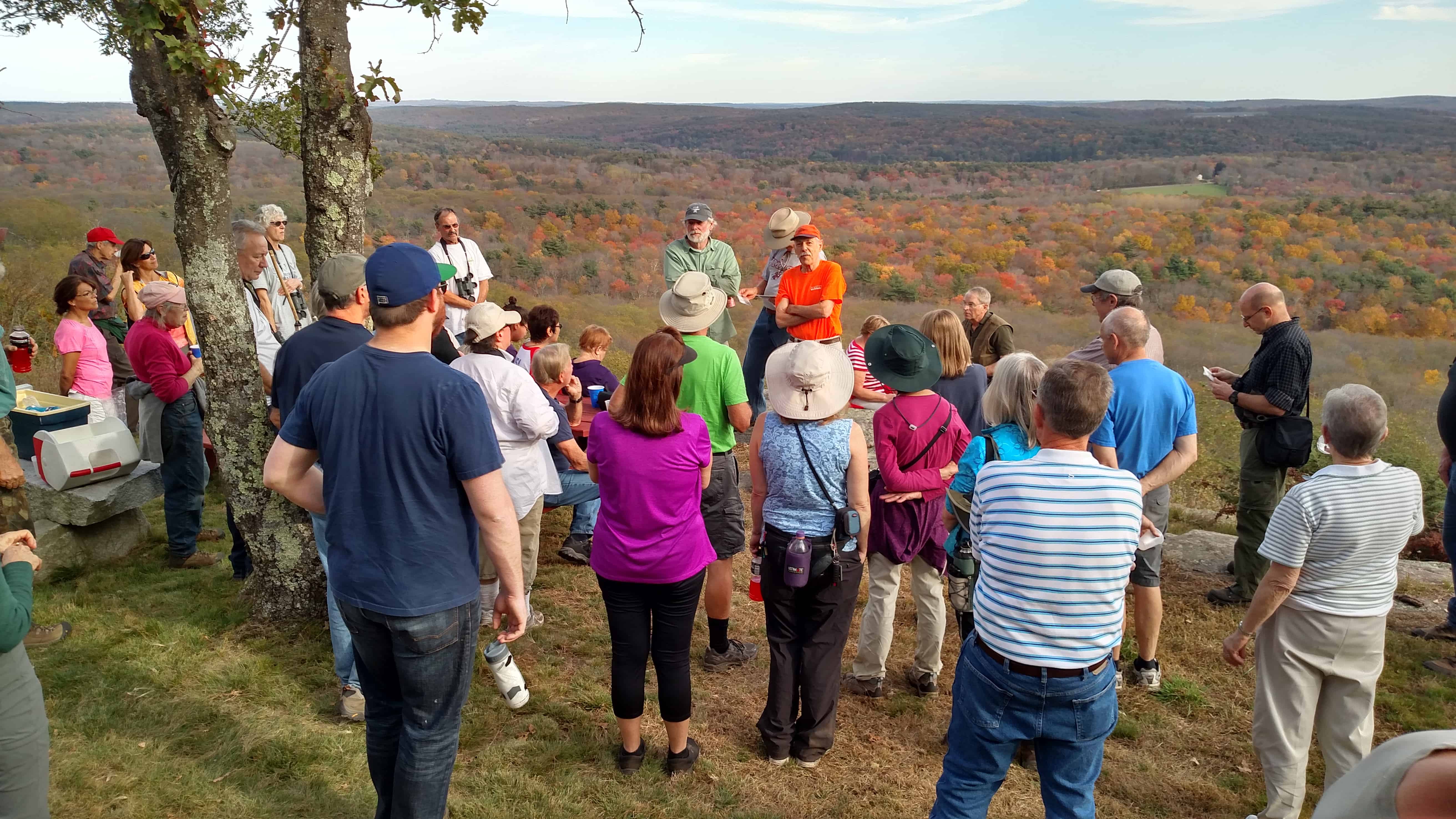 2017 Walktober at Steerage Rock with Larry Lowenthal, Mike Bartlett and Bill Reid. 